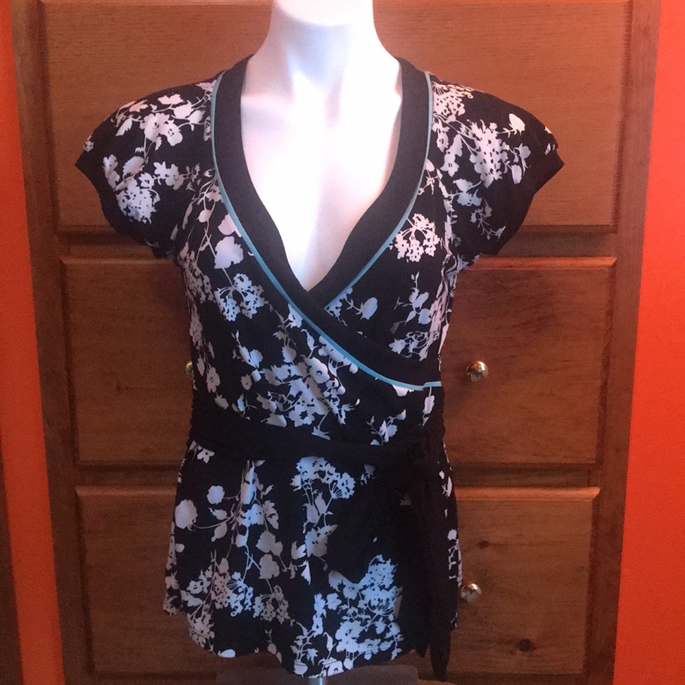 Loft wrap blouse